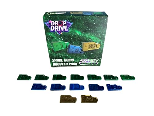 Space Coins Booster Pack | Upgrade Accessory Pack for Drop Drive Board Game by Phase Shift Games