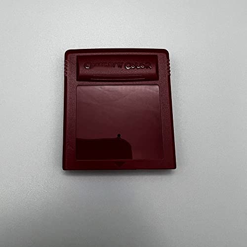 Game Card Cartridge Shell Case Replacement for Gameboy Color GBC, Game Cartridge Housing Shell Case for Gameboy Classic GB (Dark red) - color: dark red