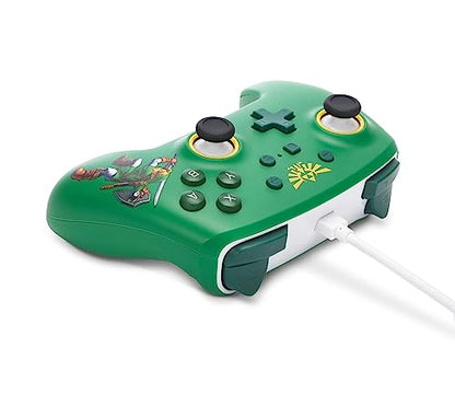 PowerA Nintendo Switch Wired Controller - Hyrule Defender, Detachable 10ft USB Cable, Plug & Play, Officially Licensed by Nintendo - color: Hyrule Defender