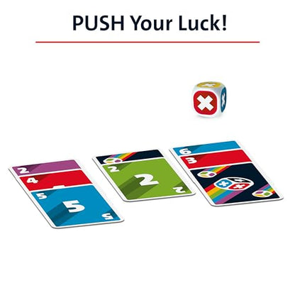 Ravensburger Push 2024 - Exhilarating Card Game for Family Fun - Suitable for 2-6 Players, Aged 8 and Up | Fast Paced | Easy to Learn | Perfect for Parties