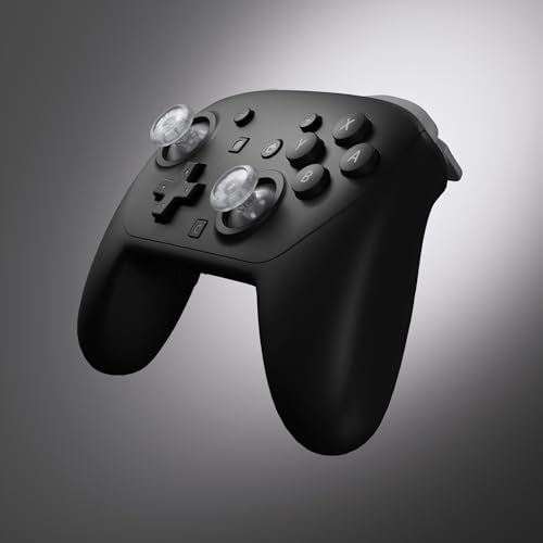 eXtremeRate Replacement 3D Joystick for Nintendo Switch 2 Pro Controller, Left Right Analog Stick Thumbsticks with Screwdriver Tools for Switch 2 Pro Controller, Multi-Colors Options - Clear - color: Clear