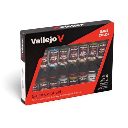 Vallejo - 게임 컬러 스페셜리스트 세트 | 판타지 및 워게임 피규어를 위한 전문가 세트 | 16병 x 18ml(0.60액량 온스) - style: 전문가 세트