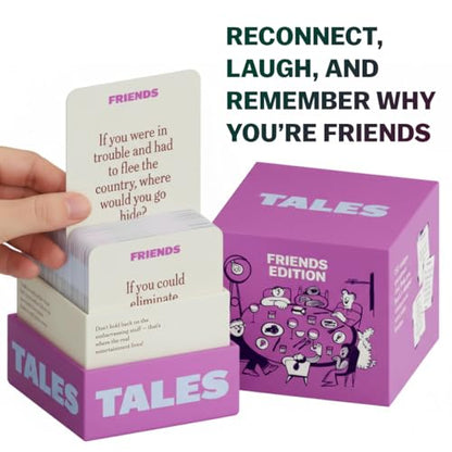 TALES 150 Conversation Cards, Friends Edition, Get to Know Your Friends - color: Friends Edition