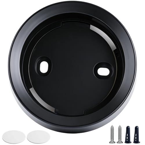 Wall Mount Holder for Hunter Douglas PowerView Remote Control Gen 2 & Gen 3 Surface Mount Bracket Station Only with Adhesive Strip and Screw, Black 1 Pack - color: Black