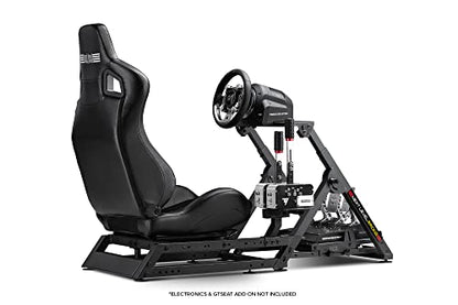 Next Level Racing Wheel Stand 2.0. Steering wheel stand for Thrustmaster, Fanatec, moza Racing on PC and video game consoles. Upgradeable to full cockpit with GTSeat add-on (not included)