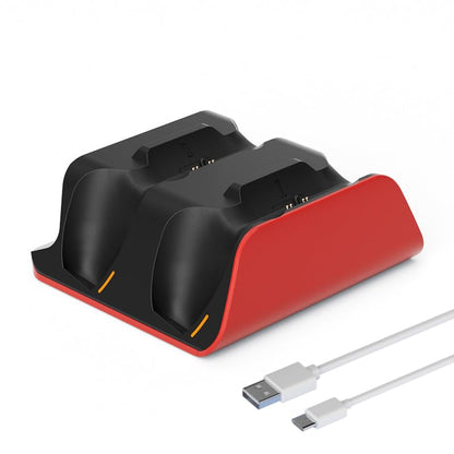 Tangxi PS 5 Controller Charger Station for Dual Wireless Controllers Simultaneous Charging, Compatible with PS 5 Pro, Slim, Dualsensess, Edge Controller (Red) - color: Red