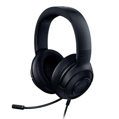 Razer Kraken X Ultralight Gaming Headset: 7.1 Surround Sound - Lightweight Aluminum Frame - Bendable Cardioid Microphone - for PC, PS4, PS5, Switch, Xbox One, Xbox Series X|S, Mobile - Black - color: Classic Black