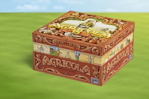 Lookout Agricola 15th Anniversary Collector's Box | Exclusive Storage Box | Conveniently Store and Organize Cards and Components from The Agricola Base Game and Expansions | Made Games