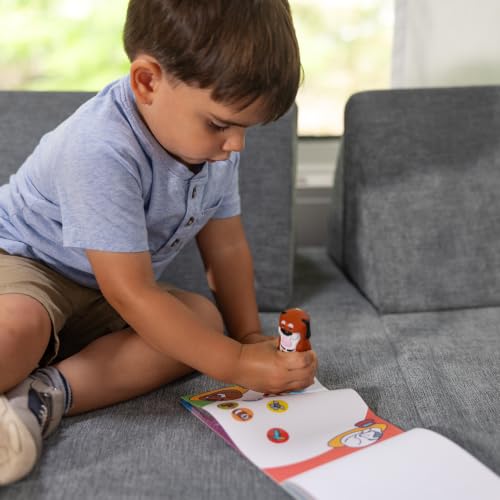 Melissa & Doug Sticker Wow! Dog Stamper and Activity Pad | 300 Surprise Stickers, Dog Stamper Toy, 24-Page Pad, Mess-Free Travel Toys, Arts & Crafts, Preschool Toys for Kids, Ages 3+ - color: Dog, size: Single
