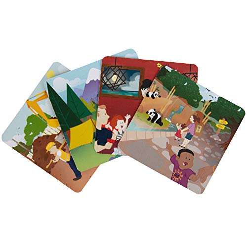 SCS Direct, Tall Tales Story Telling Board Game Expansion Pack: People Edition - 14 New Educational Game Pieces & 4 Story Cards - Promotes Creativity & Language Skills, School Activities - Game Night - color: People Expansion Pack