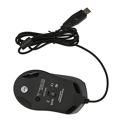 Wired Gaming Mouse, Wired Mouse with Honeycomb Shell 7200 DPI, 6 Programmable Buttons, RGB Backlight, Ergonomic Computer Mouse for PC Laptop