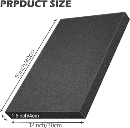 6 Pcs Polyurethane Foam Sheet- 16 x 12 x 1.5 Inch Cuttable Foam Inserts for Cases- Packing Foam Pads for Toolbox Camera Storage and Crafts - color: 16x12x1.5Inch - 6Pcs