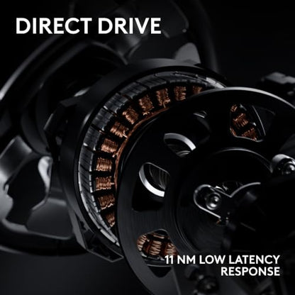 Logitech G PRO Racing Direct Drive Wheel, Hub, & Base for PS5/PS4/PC | Ultra-Realistic Feedback, Magnetic Gear Shift Paddles, Dual Clutch, Button Layout - style: Playstation|PC