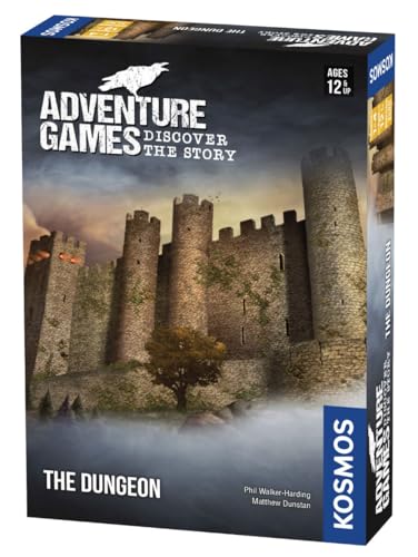 Adventure Games: The Dungeon - A Kosmos Game from Thames & Kosmos | Collaborative, Replayable Storytelling Gaming Experience for 2 To 4 Players Ages 12+