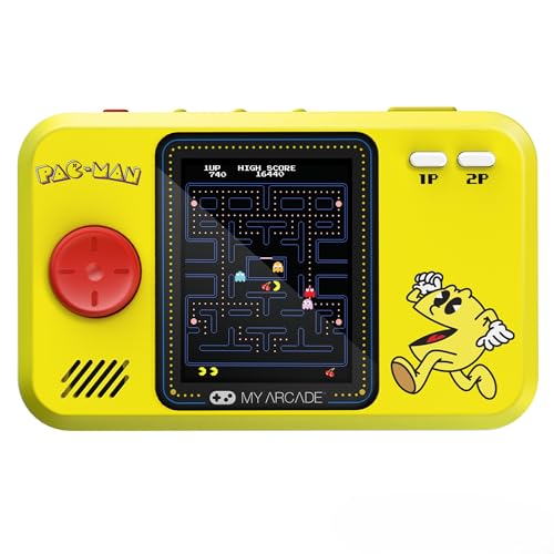 My Arcade Pac-Man Pocket Player Pro: Retro Gaming, Arcades, 2.8" Screen | Birthday Gifts, Portable Gaming, Games for Kids and Adults - style: PacMan