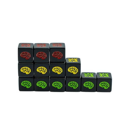 Steve Jackson Games Zombie Dice | Fast Press-Your-Luck Dice Roller with Brains and Shotguns, Quick Zombie Apocalypse Fun for 2+ Players, Ages 10+
