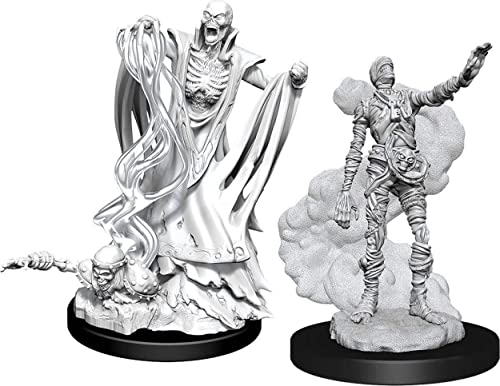 WizKids D&D Nolzurs Marvelous Upainted Miniatures: Wave 11: Lich & Mummy Lord