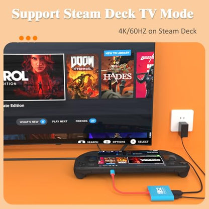 Switch 2 Docking Station for Nintendo,Switch 2 Dock Adapter Compatible Switch2/OLED/Steam Deck Support 4K60HZ Switch2 TV Dock Mode with HDMI2.0,Portable Nintendo Switch2 Docking Station for Switch2/1 - size: S2/1 Updated Version