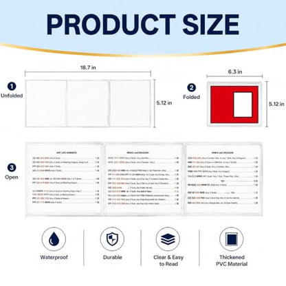 2026 Mah-Jong Card Sleeves 4Pack, Size (6 1/8" x 4 3/4") Durable Protective Covers Holder for Mah-Jong Tiles & Cards, Anti-Scratch & Anti-Wear, Easy to Use for Friends Gathering