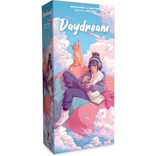 Daydream Board Game | Cozy Roll-and-Write Puzzle with 8 Sceneries, Relaxing Game for Kids & Adults, Ages 8+, 1-5 Players, 15-30 Mins