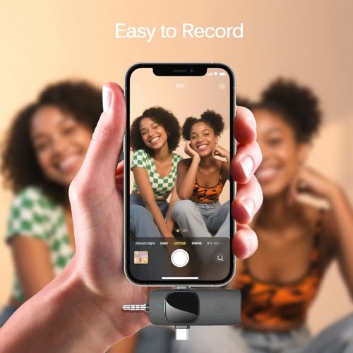 Labstandard Wireless Lavalier Lapel Microphone for iPhone, iPad, mini Video Recording Mic for Interview Video Podcast Vlog YouTube & Livestream, Noise Reduction, Plug & Play (3-in-1 Port) - style: 3-IN-1 Port