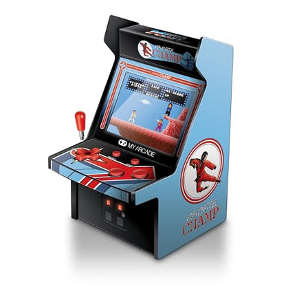 My Arcade Karate Champ Micro Player Arcade Machine: Fully Playable, 6.75 Inch Collectible, Color Display, Speaker, Volume Buttons, Headphone Jack - Electronic Games - style: Karate Champ