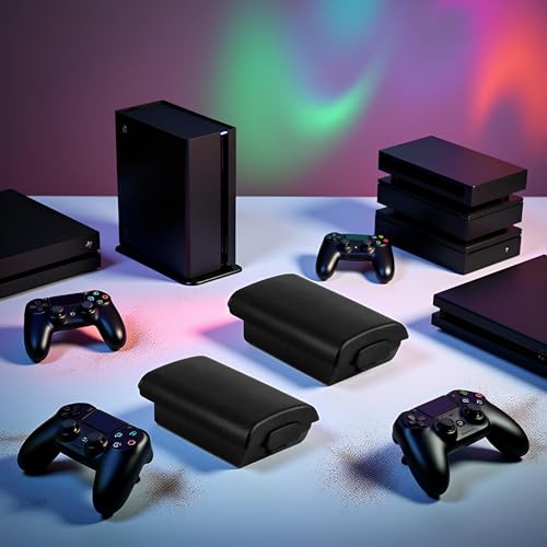 2피스 블랙 AA 배터리 플라스틱 하드 백 커버 케이스 프로텍터 360 컨트롤러 플라스틱용