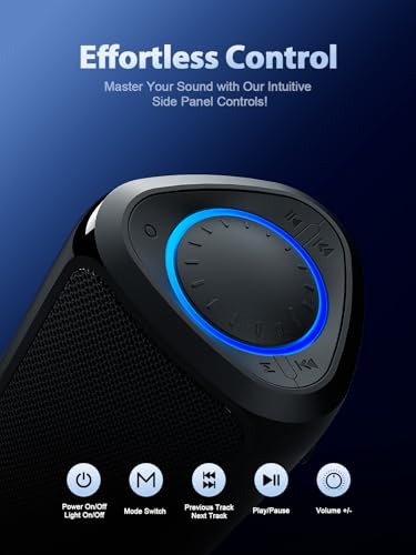 Bluedee Computer Speakers for Desktop PC, Rechargeable Computer Sound Bar with Hi-Fi Stereo Sound, Bluetooth 5.3 & 3.5mm AUX, Slim PC Soundbar for Desktop, Laptop, Monitor & Gaming Setup