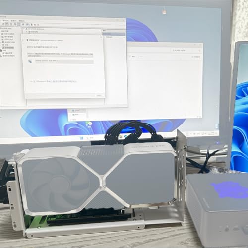 JMT M.2 M-Key to PCIE 4.0X4 SFF 8611 External Graphics Card Stand Bracket Compatible with Oculink/M.2 NVMe Laptop eGPU GDP NUC (Dock-OC5) - color: DOCK-OC5