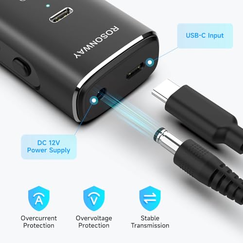 7 Ports Powered USB 3.2/USB C Hub 10Gbps with 4 USB-C 3.2, 3 USB-A 3.2 Ports, 3.3ft Cable and 36W(12V/3A) Power Adapter, Aluminum USB Splitter for Laptop, RSH-H7C4 - size: 7-Port Powered USB Hub