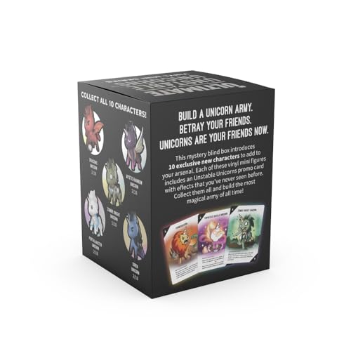 Unstable Games Unstable Unicorns Ultimate Vinyl Figure Mystery Box - Includes Special Promo Card! - style: Vinyl Mystery Box: Ultimate Edition