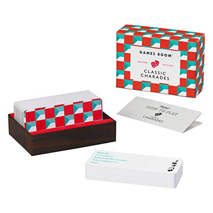 Ridley's Games Room Classic Charades Guessing Game – Trivia Games for Adults and Kids – 2+ Players – Includes 140 Unique Question Cards – Fun Quiz Cards that Make a Great Gift - color: Trivia Charades