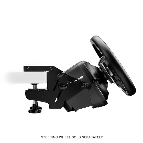 Thrustmaster SimTask Steering Kit Truck & Farm Adapter - PS5, XBOX & PC | Fits T128 & T248 wheels, flat-mount desk clamp, 15-50 mm, 3-axis adjustment, tool-free swap, rotary spinner knob included - style: Steering Kit