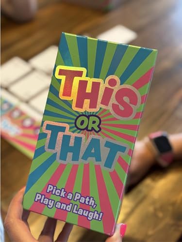 This or That Party Game – Family Card Game with Easy Either/Or Choices | Fun Guessing Game for Kids, Teens & Adults Where Players Follow Their Path Down the Pyramid for Family Game Night & Parties