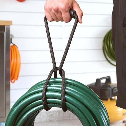 Storage Straps 15.7-inch (2-Pack) Extension Cord Organizer, Vacuum Hose Holder, Shop Storage, Air or Water Hose Organizer for your Home, Garage, Boat, RV and More Cable Straps (Green, M（23.6inch）) - color: Green, size: M（23.6inch）