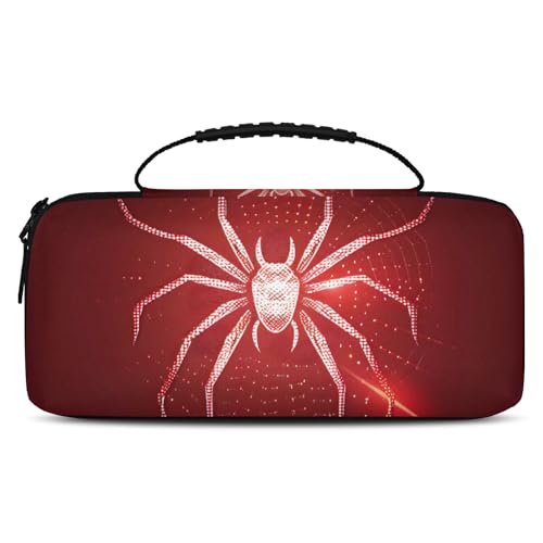 Adornori Carry Case Compatible with Nintendo Switch 2, with 20 Games Cartridges, Portable Travel Carrying Case Pouch for Accessories & Game Cards, Spiders - color: Multicolor 10