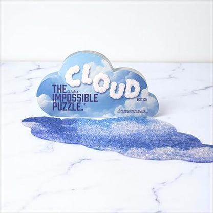 The Clearly Impossible Puzzle 100, 200, 500, 1000 Pieces Hard Puzzle for Adults Cool Difficult Clear Brain Teaser - Difficult Funny for Adults (Cloud Edition) - size: Cloud Edition