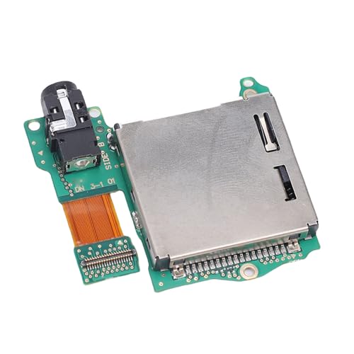 Fabater MultiPurpose Game Host Card Slot for Console Replacement Includes Card Reader and Earphone Port