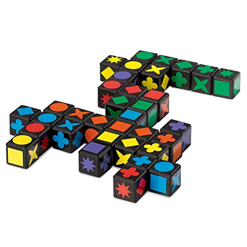 MindWare Qwirkle Cubes | A fast, replayable tile game. Includes 90 wooden cubes. - style: Qwirkle Cubes