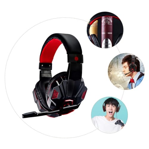 Wired Over-Ear Gaming Headset with Mic Noise Cancelling for Game Console and Travel Use