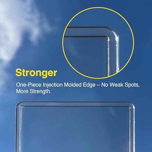 55pt Top Loaders for Cards, 3x4 Thick Holder with Protective Film, Toploader Card Protectors Hard Plastic, 25-Count - size: 55pt thick holder