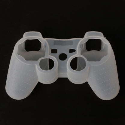 Silicone Case Soft Protective Skin Cover for PS3 Controller Gel Rubber Case Cover Replacement (White) - color: White