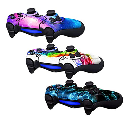 Skin for Ps4 Controller, 3pcs Whole Body Vinyl Decal Cover Sticker for Playstation 4 Controller(PS4 controller #11) - color: PS4 controller #11