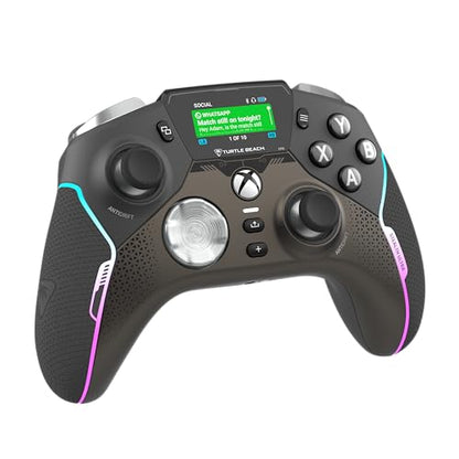 Turtle Beach Stealth Ultra Wireless RGB Gaming Controller, Xbox Series X|S | Also works with PC, Xbox One, Android, Bluetooth, Customizable Display Screen, Rapid Charging Dock, 30-Hr Battery, Black - color: Black