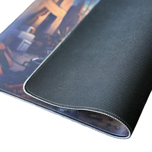 Foxtrot Designs MTG Playmat, 24in x 14in, Premium Stitched Edges, Non-Slip Bottom for MTG and Other TCGs. TCG Play Mat, Desk Mat, Goblin Design (Hog Goblin) - color: Hog Goblin