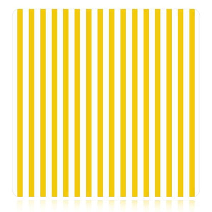 Drydiet Mahjong Mat for Table 31.5 x 31.5 Inch American Mahjong Mat with Carrying Bag, Non-Slip Noise Reduction Table Item for Family Poker Domino Board Game Night & Party Use(Yellow Striped) - style: Yellow Striped