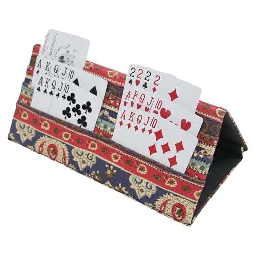 Card Holders for Playing Cards,Playing Card Holder for Adults & Seniors Hands Free Card Holder for Family Card Game Nights Poker Parties - color: Colorful Styles-1set