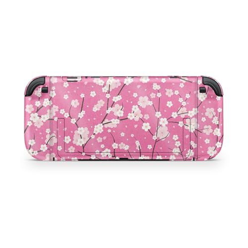 Glossy Glitter Gaming Skin Compatible with Nintendo Switch 2 Console Only - Sakura Pink - Premium 3M Vinyl Protective Wrap Decal Cover - Easy to Apply | Crafted in The USA by MightySkins