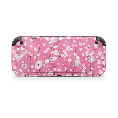 Glossy Glitter Gaming Skin Compatible with Nintendo Switch 2 Console Only - Sakura Pink - Premium 3M Vinyl Protective Wrap Decal Cover - Easy to Apply | Crafted in The USA by MightySkins