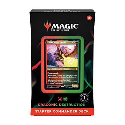 Magic: The Gathering Starter Commander Deck Bundle – Includes All 5 Decks